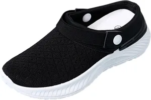 Women's Breathable Slippers Arch Support Shoes Non Slip Walking Shoes Outdoor Casual Shoes Slip On Slippers