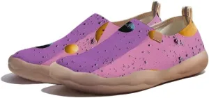 Women's Collage Art Sneakers Painted Knitted Slip-On Women's Travel Shoes