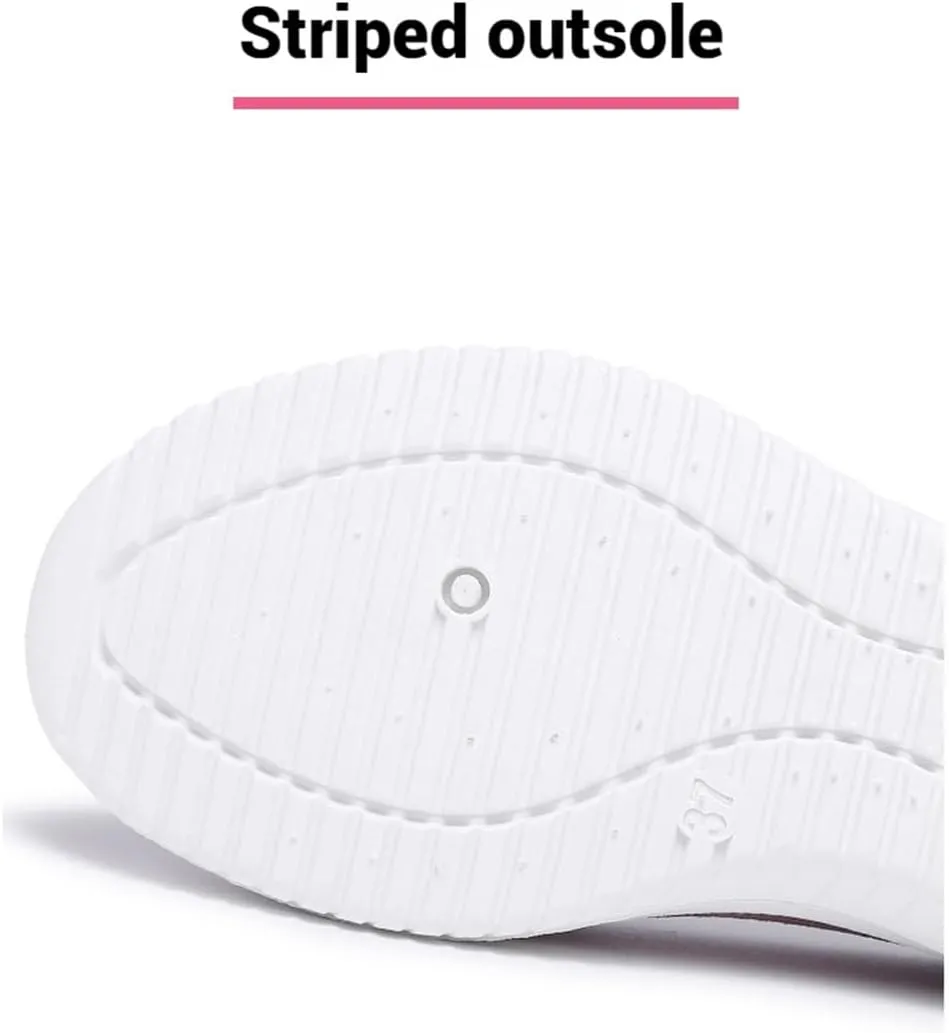 Women's Comfortable Breathable Knitted Sneakers, Hands Free Arch Support Orthopedic Shoes,Slip-On Sneakers for Women