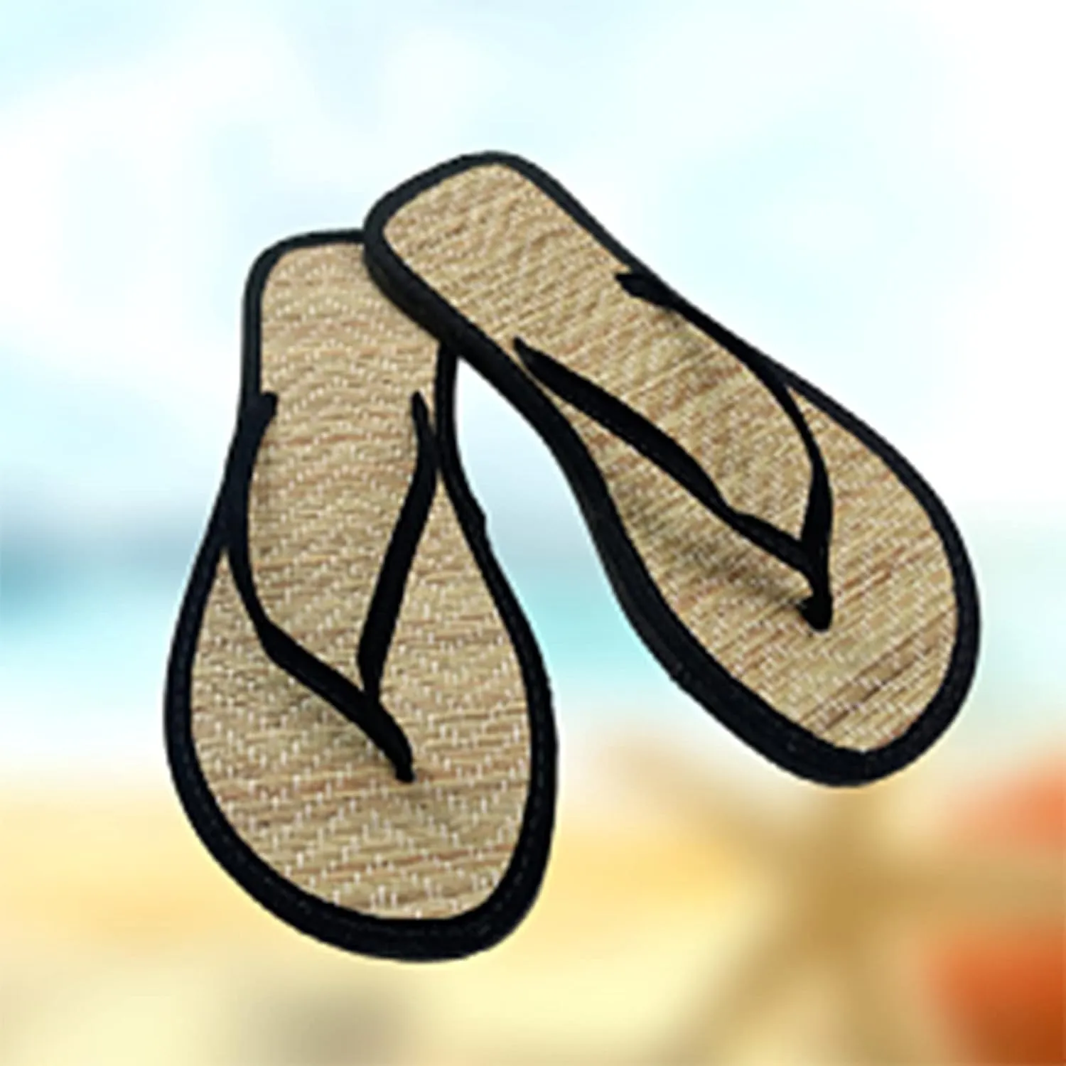 Womens Sandals, Women's Flip-Flops Straw Slippers Sandals, Outdoor Beach Clip Toe Sandals Flat Comfortable Casual Sandals