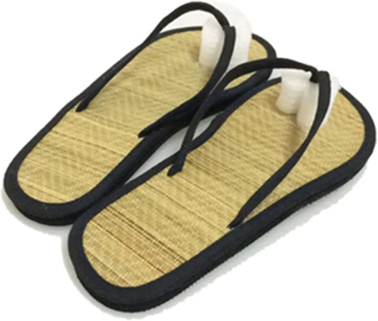 Womens Sandals, Women's Flip-Flops Straw Slippers Sandals, Outdoor Beach Clip Toe Sandals Flat Comfortable Casual Sandals