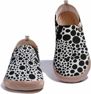Women's Sneakers Art Painted Slip On Shoes Knitted Casual Travel Walking Loafers