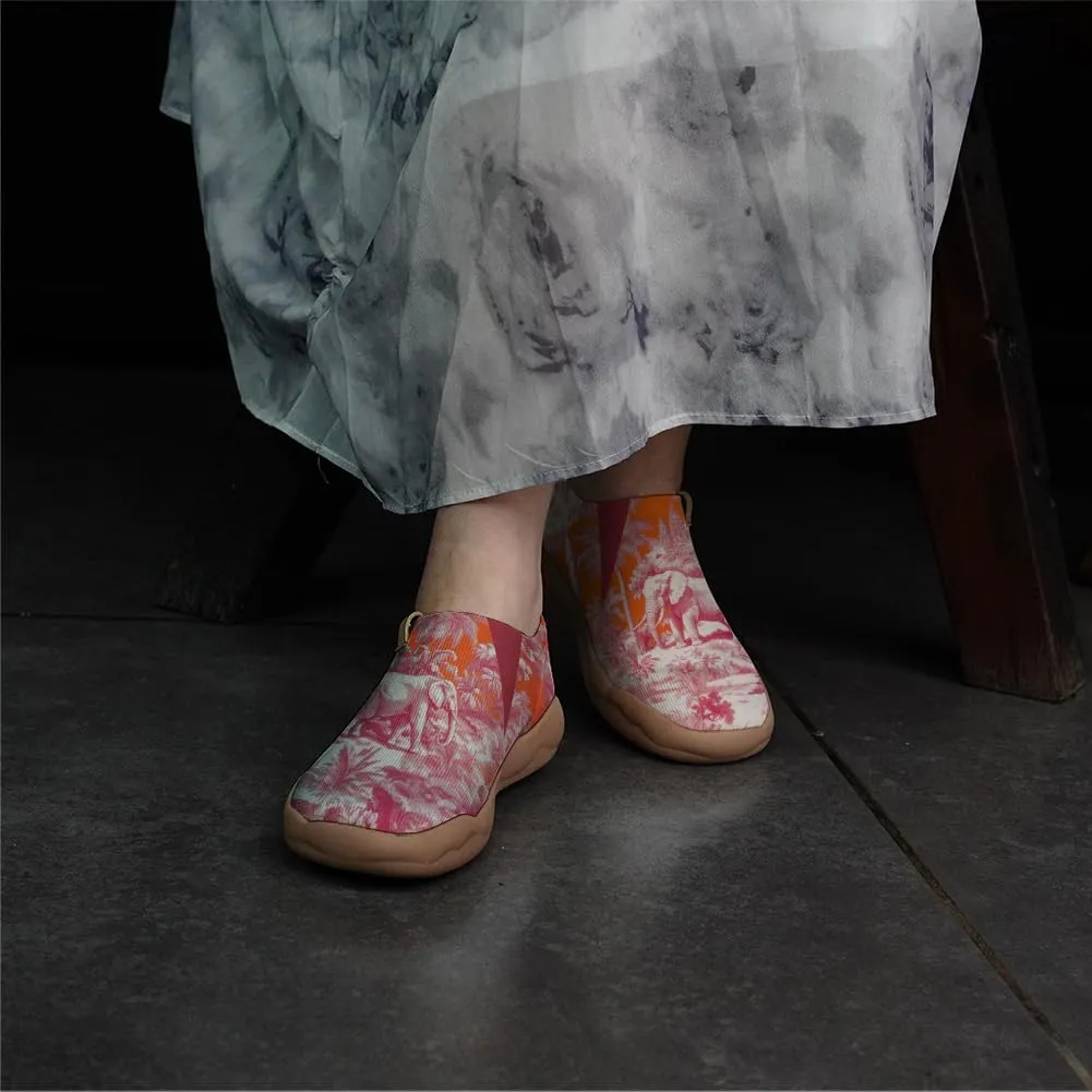 Women's Sneakers Casual Travel Walking Loafers Lightweight Knitted Slip On Shoes