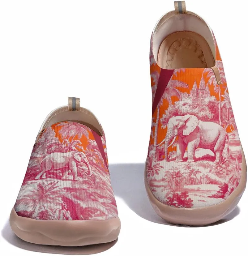 Women's Sneakers Casual Travel Walking Loafers Lightweight Knitted Slip On Shoes