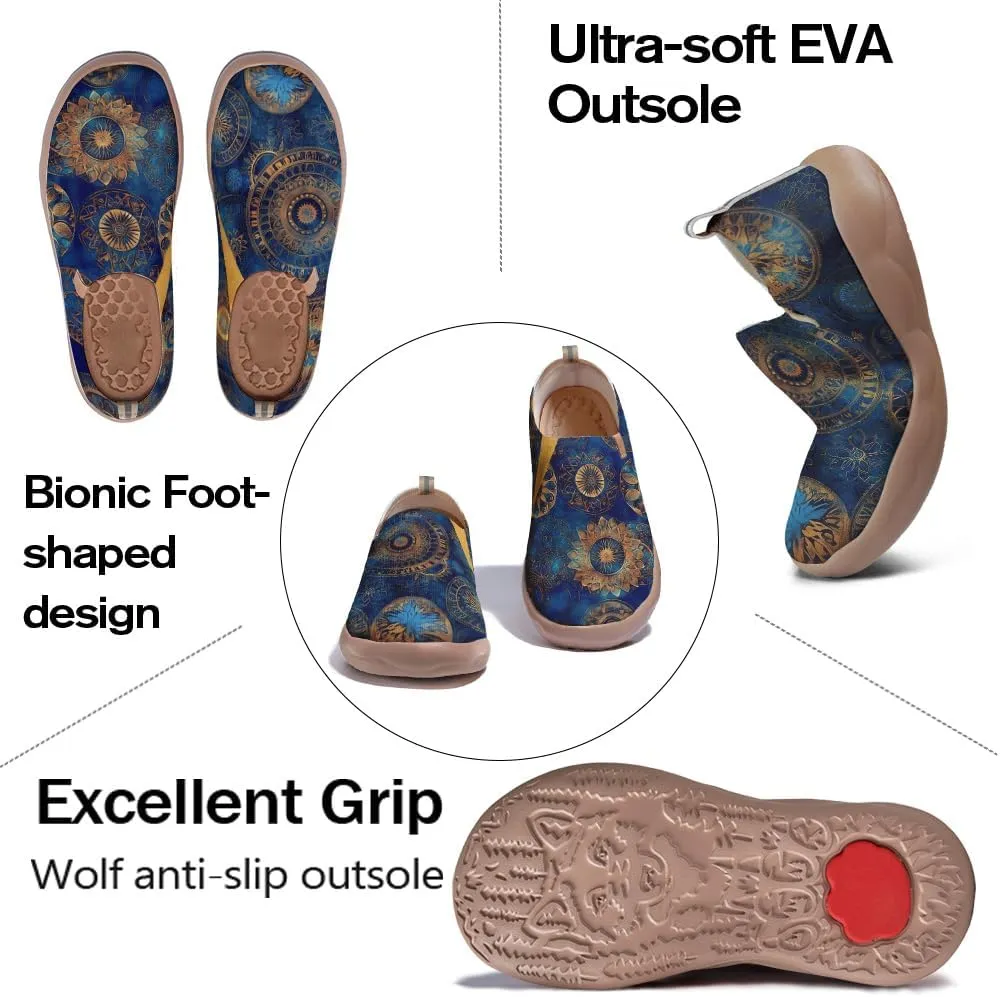 Women's Sneakers Casual Travel Walking Loafers Lightweight Knitted Slip On Shoes