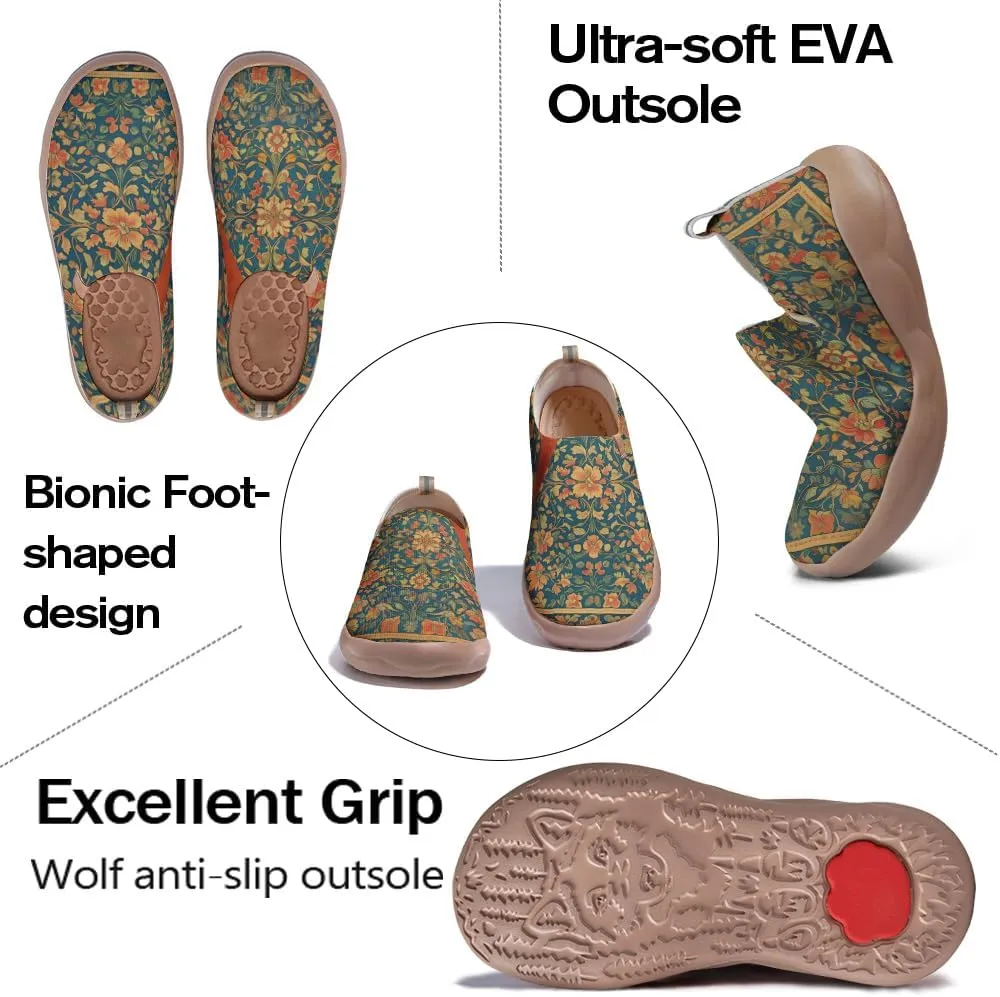 Women's Sneakers Casual Travel Walking Loafers Lightweight Knitted Slip On Shoes