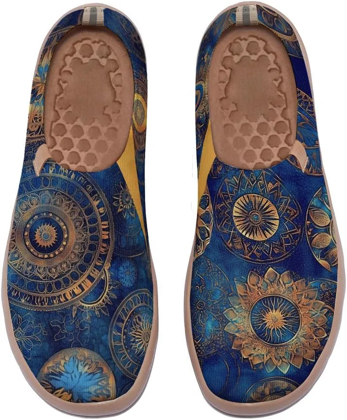 Women's Sneakers Casual Travel Walking Loafers Lightweight Knitted Slip On Shoes