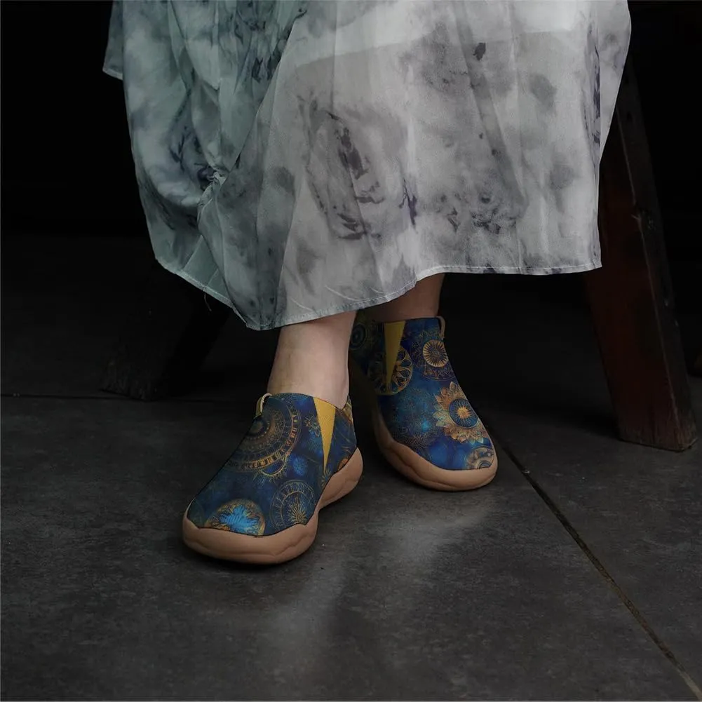Women's Sneakers Casual Travel Walking Loafers Lightweight Knitted Slip On Shoes