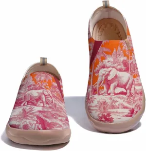 Women's Sneakers Casual Travel Walking Loafers Lightweight Knitted Slip On Shoes