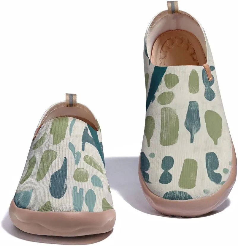 Women's Sneakers Lightweight Knitted Slip On Shoes Casual Travel Walking Loafers