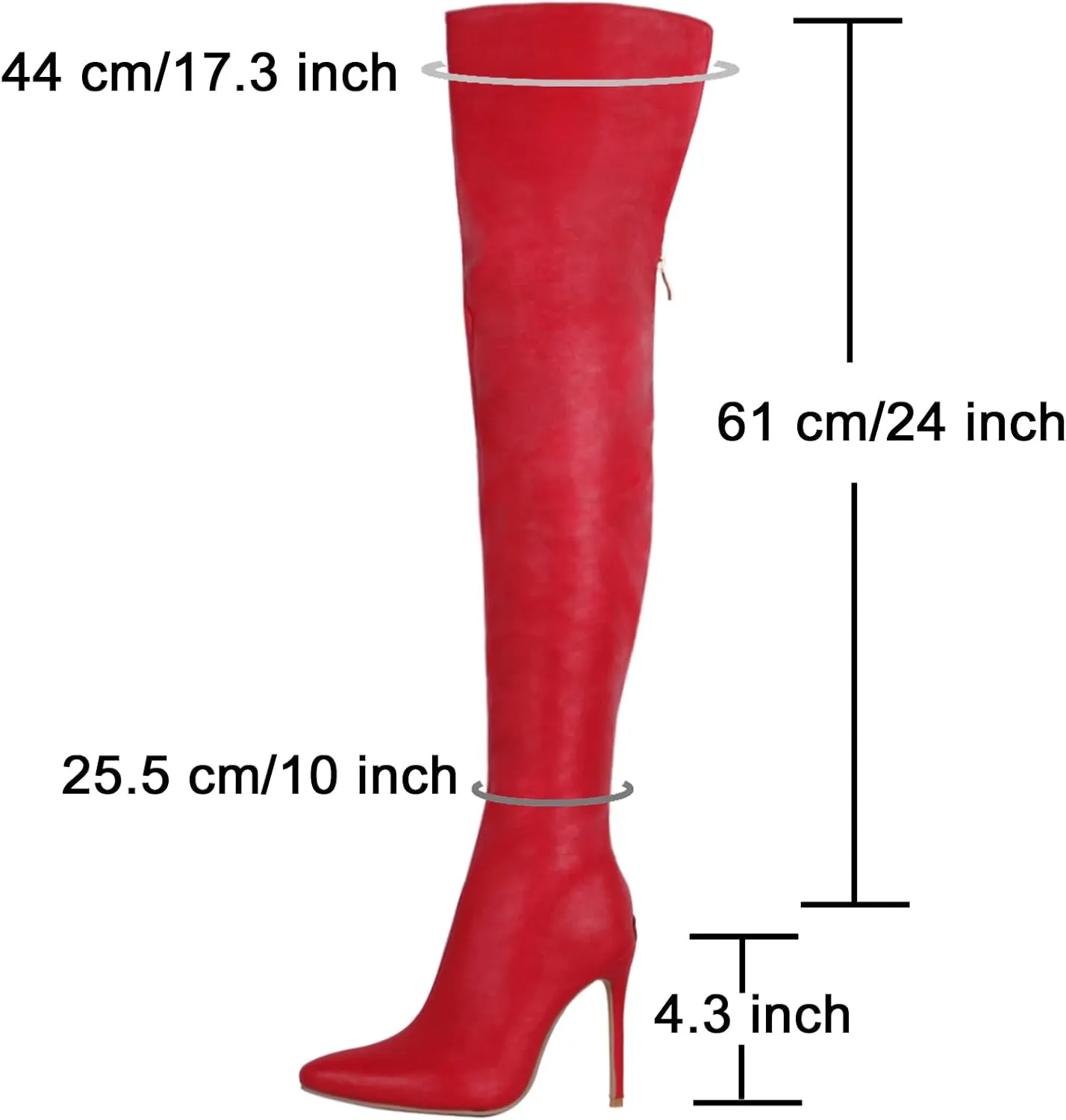 Women's Thigh High Over the Knee Boots Pointed Toe Stiletto High Heel Sock Boots