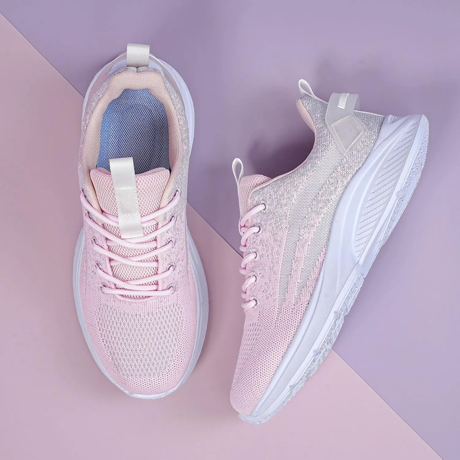 Womens Walking Shoes Slip on Memory Foam Non Slip Arch Support Running Shoes Breathable Gym Workout Shoes Ladies 2024 Fashion Sneakers