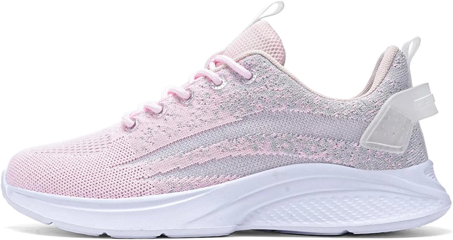 Womens Walking Shoes Slip on Memory Foam Non Slip Arch Support Running Shoes Breathable Gym Workout Shoes Ladies 2024 Fashion Sneakers