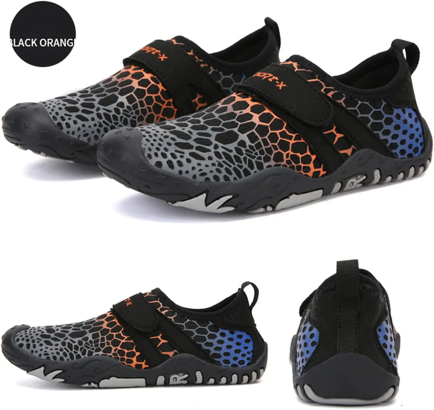 ZWRXW Barefoot Shoes Kids Wide Toe Box Quick Dry Lightweigt Waterproof Breathable Non-Slip Hiking Footwear Comfort Anti-Slip Walking Shoes for Indoor Outdoor Toddler Little Big Kid
