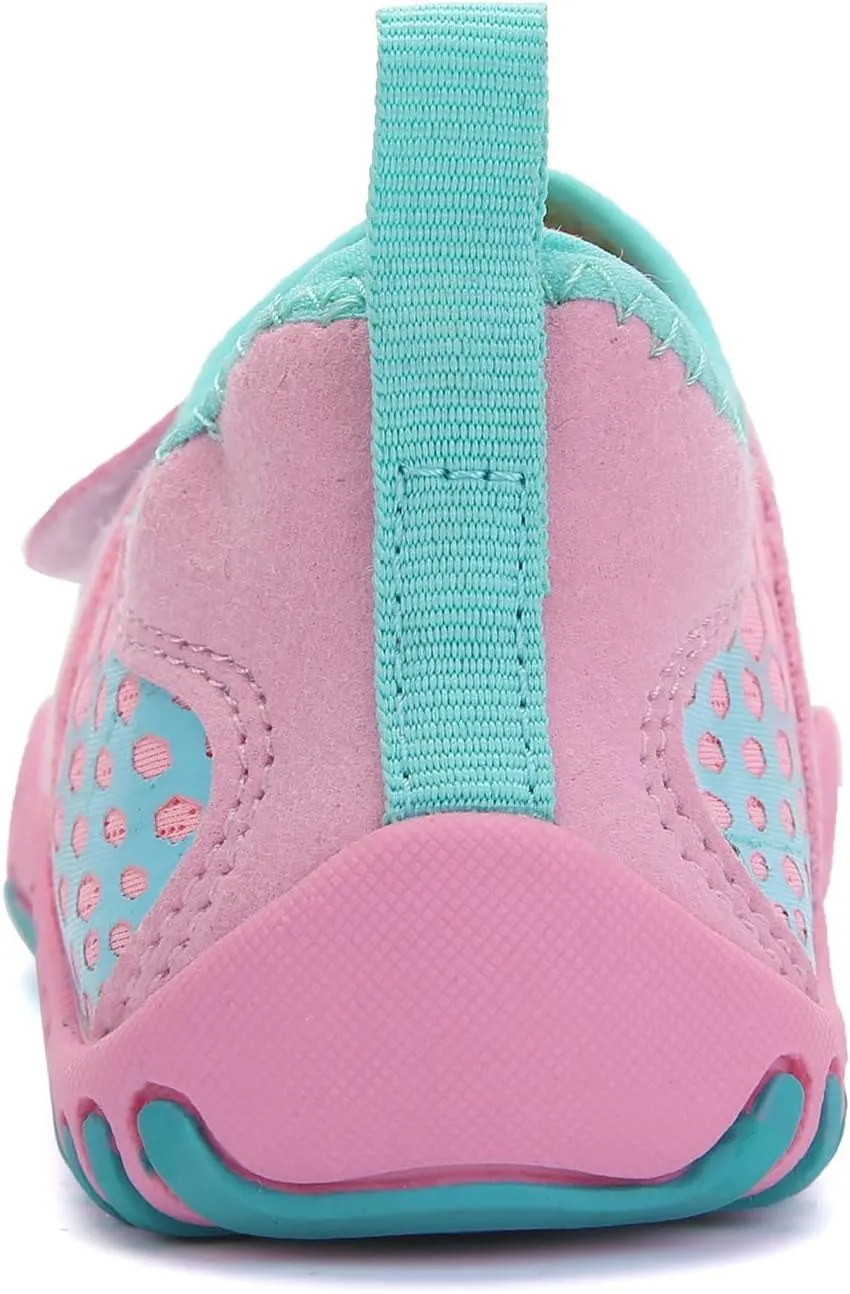 ZWRXW Barefoot Shoes Kids Wide Toe Box Quick Dry Lightweigt Waterproof Breathable Non-Slip Hiking Footwear Comfort Anti-Slip Walking Shoes for Indoor Outdoor Toddler Little Big Kid